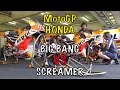 Motogp honda big bang engine 2017 vs screamer engine 2016