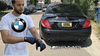 Crazy BMW Driver Drives A Mercedes AMG