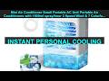 Mini Air Conditioner Small Portable AC Unit Portable Air Conditioners with 1500ml spray/hour 3
