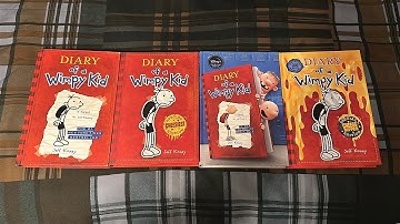 Four Different Editions of Diary of a Wimpy Kid