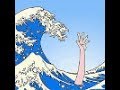 PIXEL ART COLOR - Kuso 葛飾 北斎 Katsushika Hokusai 神奈川衝浪里 The Great Wave Drowning Version