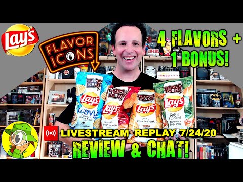 Lay&rsquo;s® FLAVOR ICONS Review ?⭐ | 4 FLAVORS + 1 BONUS | Livestream Replay 7.24.20 Peep This Out!...