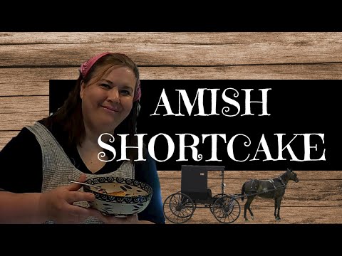 Vintage AMISH Strawberry Shortcake Recipe