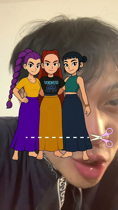 Come on, let's cut the skirts of these 3 beautiful girls, guys 😍😍 #memes #tailor #prettygirl