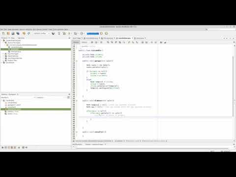 Lista doblemente enlazada en JAVA - YouTube