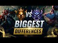 8 BIGGEST DIFFERENCES Between GOLD DIAMOND Players League Of Legends