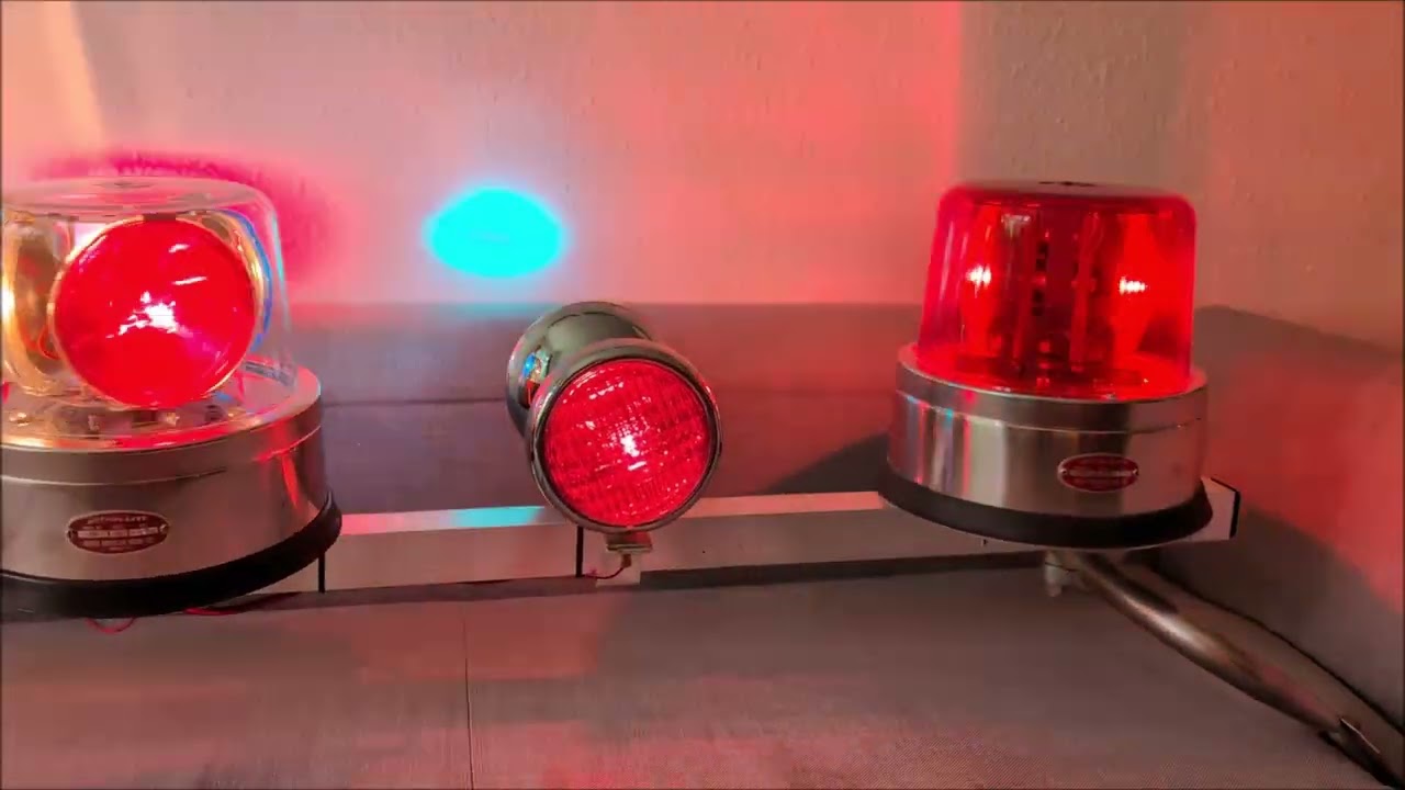 North American Signal lightbar rack UNIQUE custom made beacon light