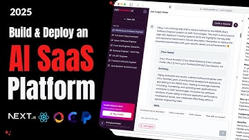 Build & Deploy AI SaaS Platform with Next.js 15, React, Tailwind, Clerk, Convex, PayPal (2025)