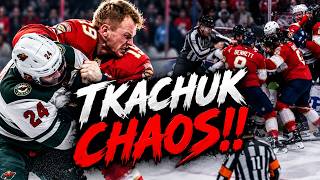 Brady Tkachuk Hit on Kirill Kaprizov Fight Scrum | Florida Panthers v Minnesota Wild 2026 Highlights screenshot 1