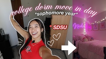 college dorm move in vlog ❀ *sophomore year*