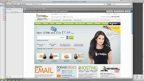 How to link your godaddy domain with iweb