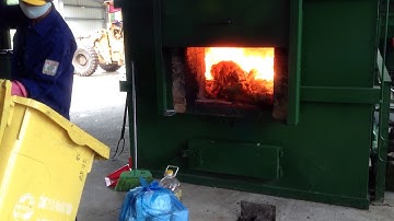 Lò đốt rác-Đốt chất thải y tế-Nạp rác liên tục-Không cần đóng cửa