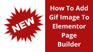 How To Add Gif Image To Elementor Page Builder (Hindi)