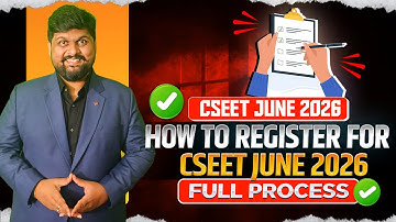 ICSI CSEET June 2026 Registration Process Online Form | How to Register for ICSI CSEET June 2026