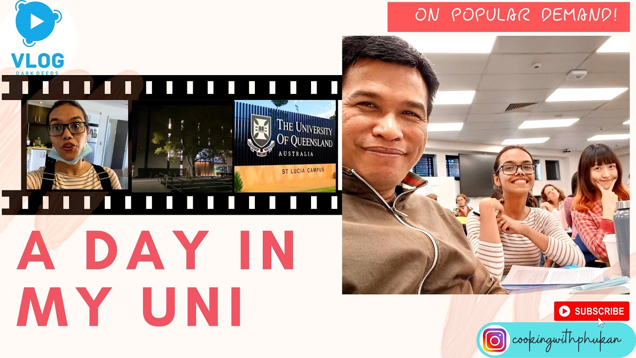 Missed my BUS 🤣🤣🤣| A Day In My Uni | UQ Student Vlog|ON POPULAR DEMAND
