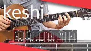 as long as it takes you (keshi) Guitar Tutorial | Tab, Chords