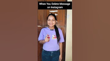 When You Delete Message On Instagram V/s WhatsApp #shorts #funny #funnyvideo #relatable #ytshorts