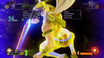 Strider-Dr strange 8445 dmg combo (50% Mind storm) - MARVEL VS. CAPCOM: INFINITE