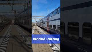 S-Bahn beim Bahnhof Lenzburg, Kanton Aargau, Schweiz 2023 / #shorts