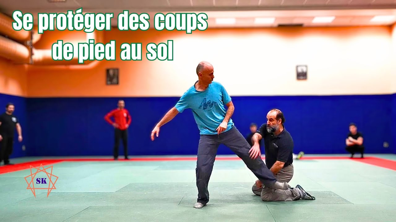Se protéger des coups de pied au sol (survie au sol)