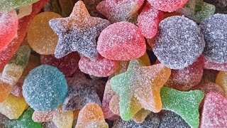 Plain Sugary gummy sweets mix #candymixing #candybowl #oddlysatisfying