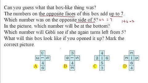 Mathmagic Class 4 | Chapter 5 The Way the World Looks Part - 5 | Gibli and Big Box | NET of Cube