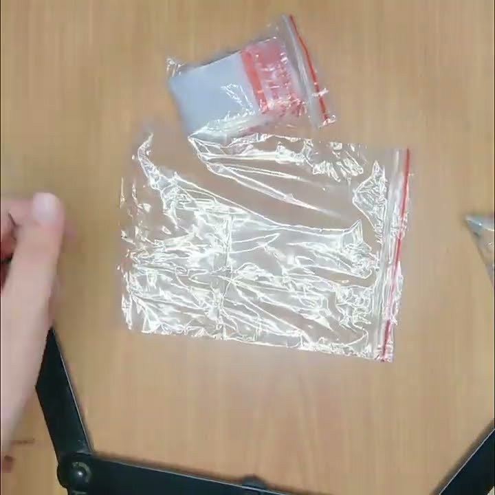 DIY Miniature Zip Lock Bag tutorial 