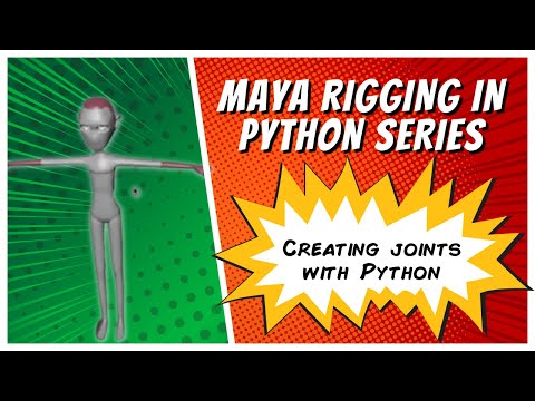 Creating Joints With Python | Maya Python Rigging Series
