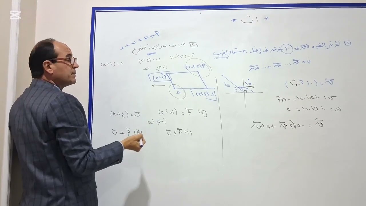 #فيثاغورث .الرياضيات # الأول  الثانوي @ الترم الثاني @