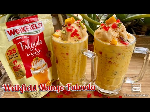 Weikfield Falooda Mix Recipe | Weikfield Mango Falooda Recipe | How to make Weikfield Falooda Mix |