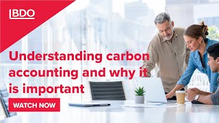 Webinar | Understanding carbon accounting and why it is important