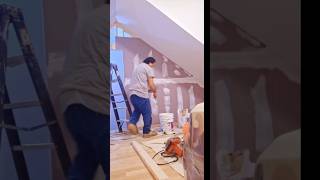 Renovation Progress Applying   Second Coat Joint Compound