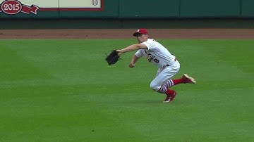 MIN@STL: Bourjos makes the running catch in center