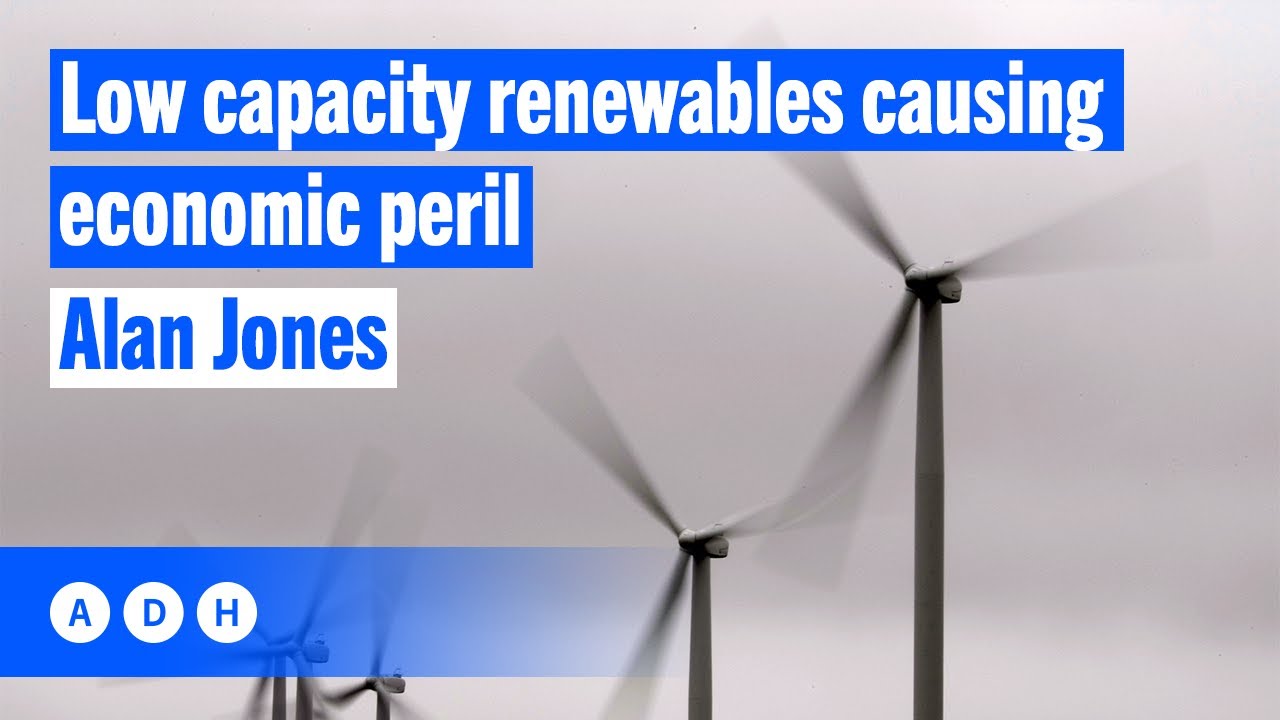 Low capacity renewables causing economic peril | Alan Jones