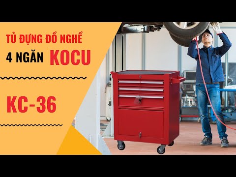 Video Tủ đựng đồ nghề Kocu kc-36 ( 4 Ngăn ) - youtube