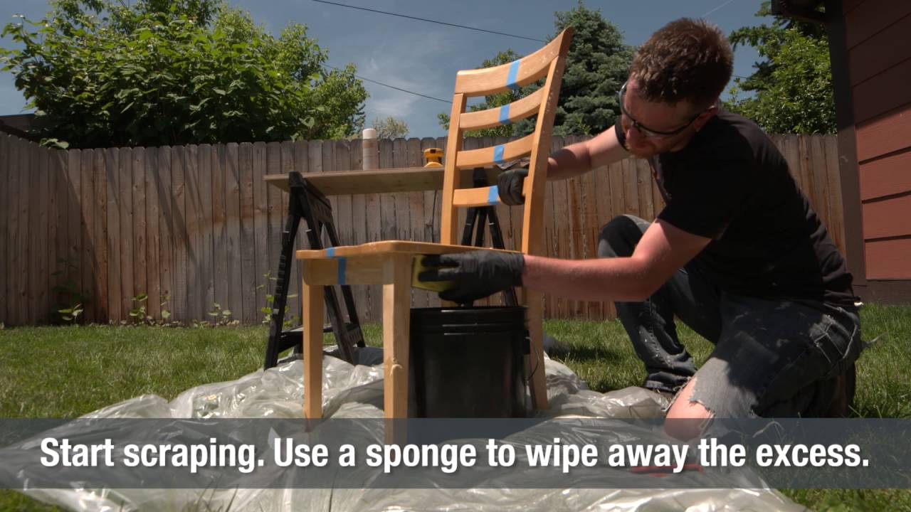 How To Strip Wood Stain - HomeAdvisor Home Hacks - YouTube