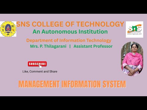 Case study video in Management Information System | MIS  | SNS Institutions