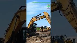 Sany Sy215C Excavator Stripping Dirt #shorts #excavator #sany #digger #alatberat