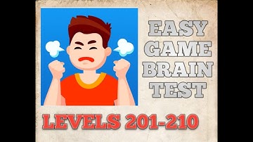 Easy Game Brain Test : Walkthrough Levels 201-210 Gameplay | VAMPIRE GAMING