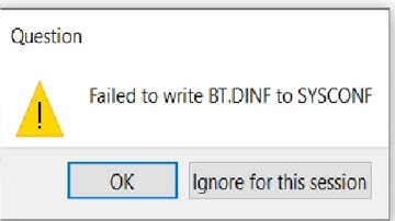 Failed to write BT DINF to SYSCONF on Dolphin Emulator