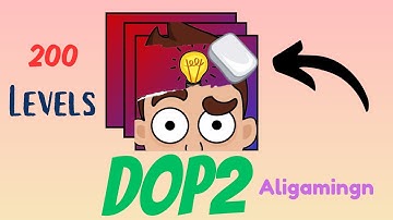 200 levels of Dop2 Game 🤩🥳 Delete one Part || Walkthrough game || Aligamingn