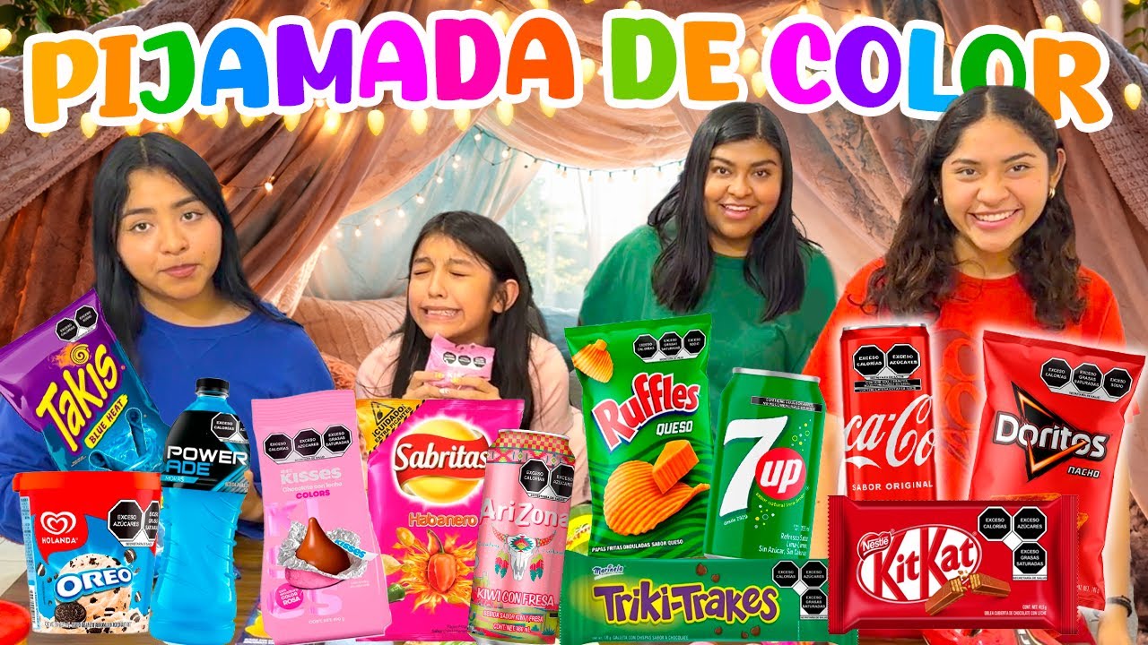 PIJAMADA DE COLORES🌈😍| Bris Merlin 