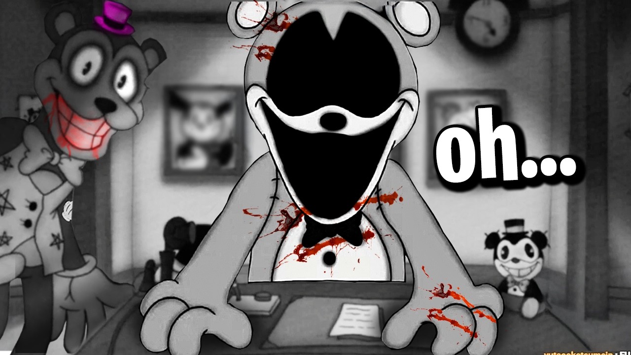 este FNAF que parece CUPHEAD si da MIEDO