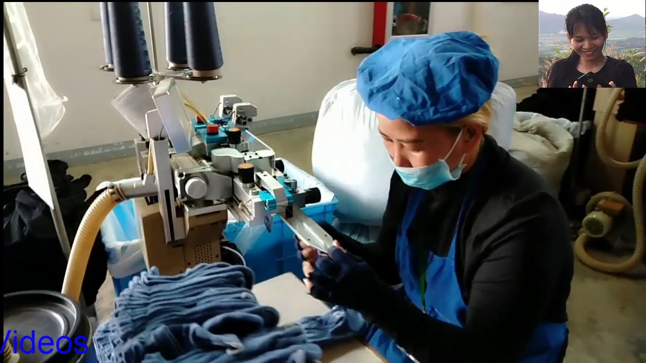 Socks factory in cambodia Socks linking process YouTube