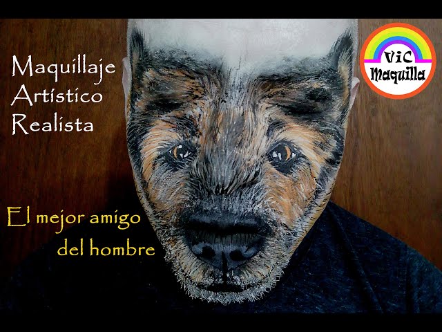 MAQUILLAJE REALISTA DE PERRITO/MAKE UP