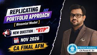 🚨 NEW RTP QUESTION | Replicating Portfolio Approach & Binomial Model 📈 | CA Final AFM Nov 2026 🎯