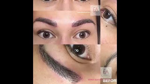 Microblading Feathertouch Eyebrow Tattoo Melbourne