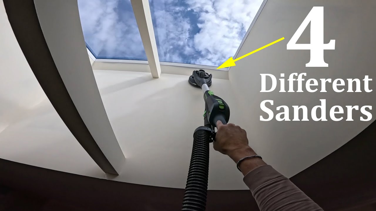 How to DETAIL SAND Drywall Plaster