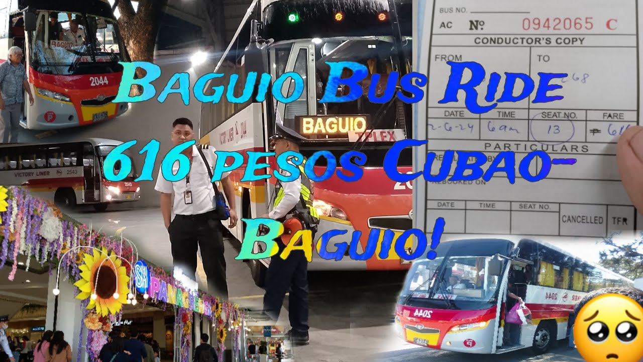 Victory Liner Regular Bus Cubao to Baguio 616 Pesos lang! 🙄