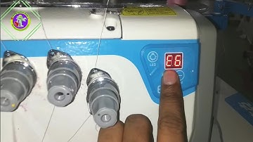 how to remove error E6 jack E4 overlock sewing machine